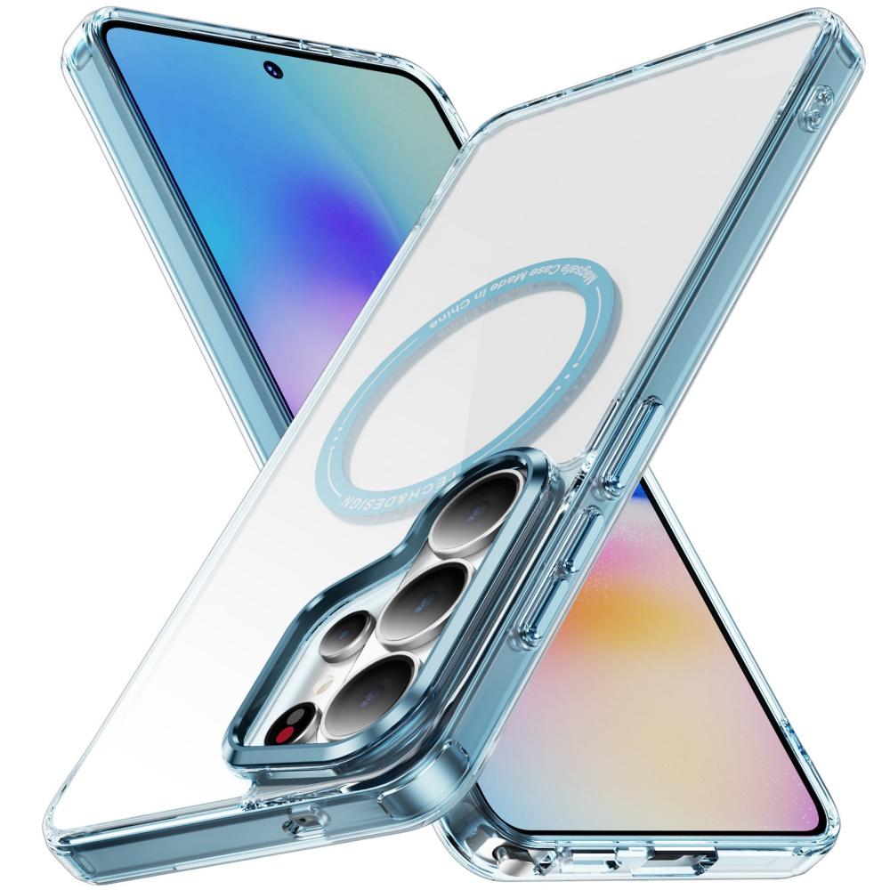HD Clear Anti-yellowing Alloy Lens Shockproof Case For Samsung Galaxy S26 Ultra S25 S24 S23 Plus For Magsafe Charge Phone Cover