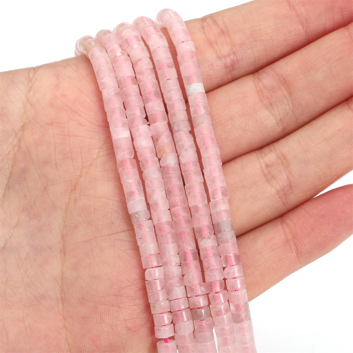 

2x4 мм бирюзовые агаты нефритовые бусины-разделители плоские круглые бусины из натурального камня аметист тигровый глаз бусины для изготовления ювелирных изделий DIY браслет ожерелье серьги Rose Quartz