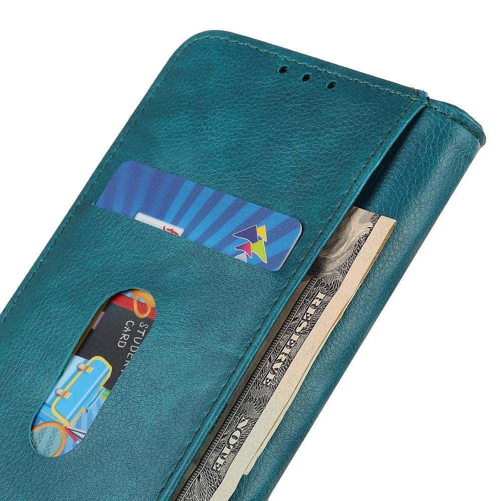 Samsung Galaxy A34 5G Flip Case, Split Leather, Green