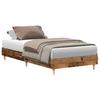 VidaXL Cadre de lit sans matelas vieux bois 90x190 cm bois ingénierie, meuble de chambre à coucher, sommier, lit simple, 861091