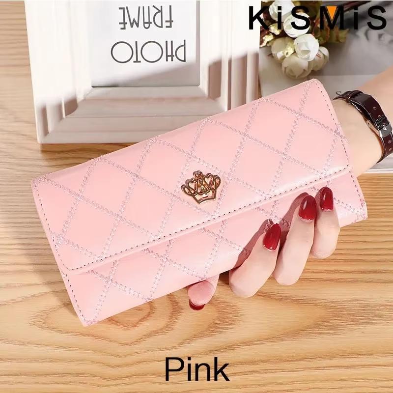 Women's Wallet for Faux Leather Long Coin Purse Multi-functional Casual Large Clutch Bag