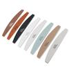 8pcs Half Moon Nail File Different Fineness Grinding Shaping Professional Nail Polishing File Manicure Tool