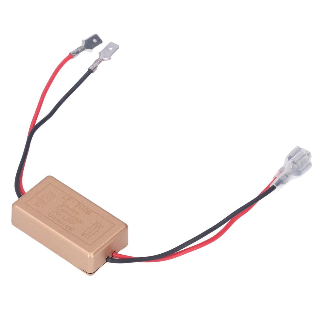 2PCS LED Strobe Controller Car Headlight Signal Light Control Flasher Module LF‑300B H1