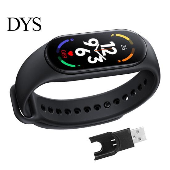 Smart Watch M7 IP67 Waterproof Activity Tracker Color Wristband Screen Heart Rate Monitor Sport for Men