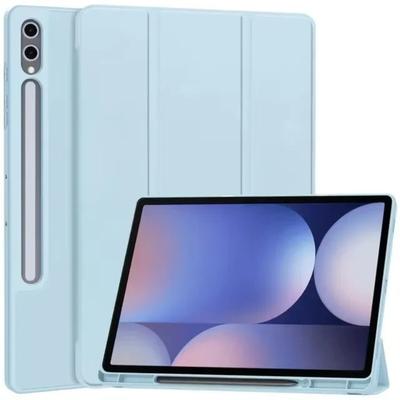Etui z klapką na tablet Smart Leather do Samsung Galaxy Tab S10 Plus S10+ 12.4 S10 Ultra 14.6 2024 S9 FE S8Plus S7 FE A9 A8 S6 Lite