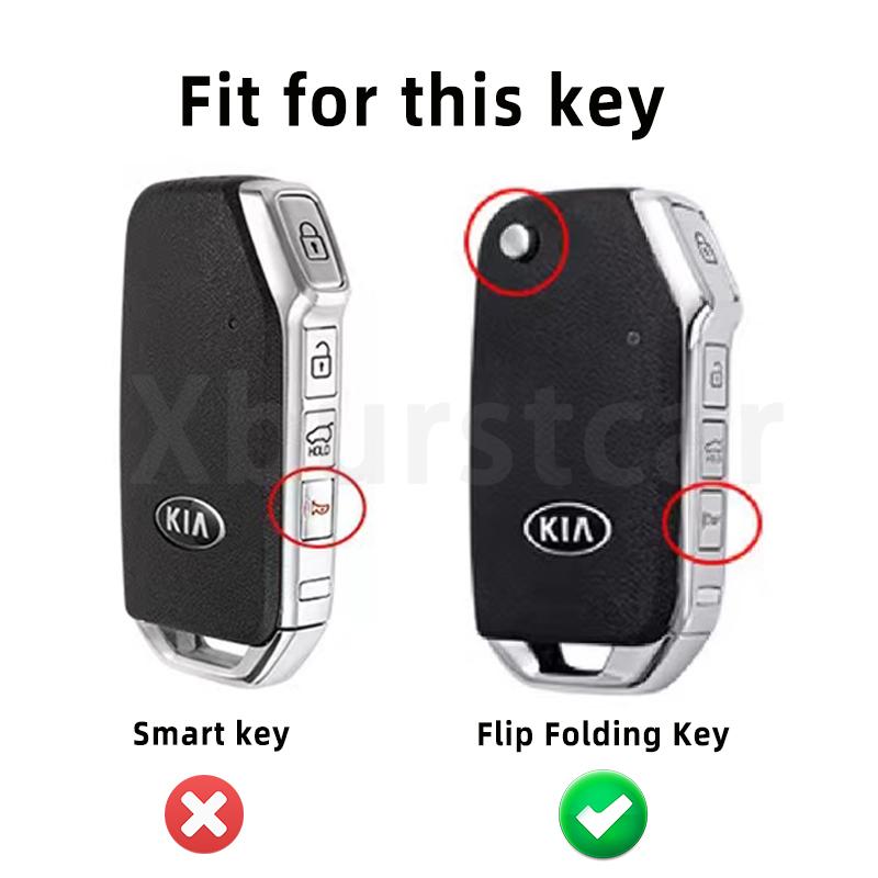 TPU Car Key Cover Case Shell Fob Holder for Kia Proceed Cerato Sportage Ceed Soul Xceed Niro EV Seltos Telluride Sorento K3 K5
