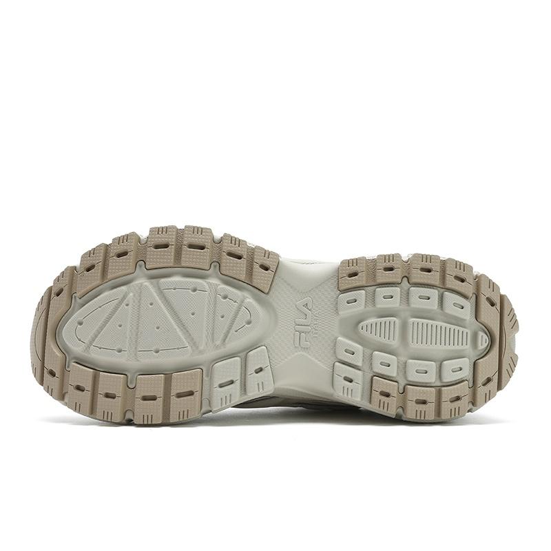 FILA Blade Textile, Synthetic Leather Breathable Low top Running Shoes Men's Oats Brown F12M512101FOA