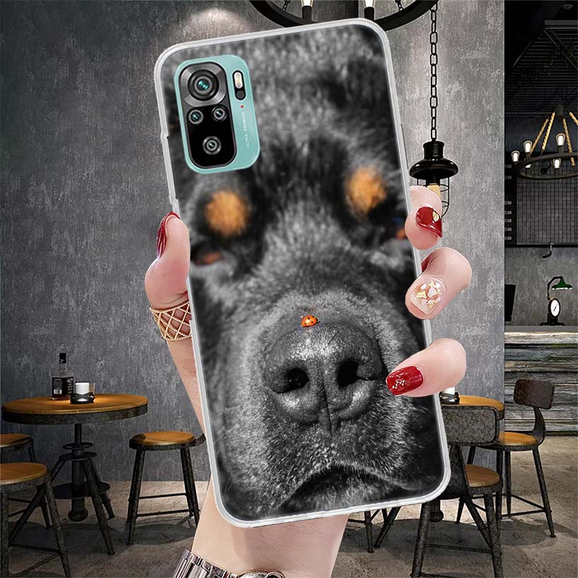 Rottweiler Dog Soft Phone Case For Xiaomi Redmi Note 15 14 14S 13 12 Pro Plus 12S 11 11S 11E 10 10S 11T 5G Fundas Coque Redmi No