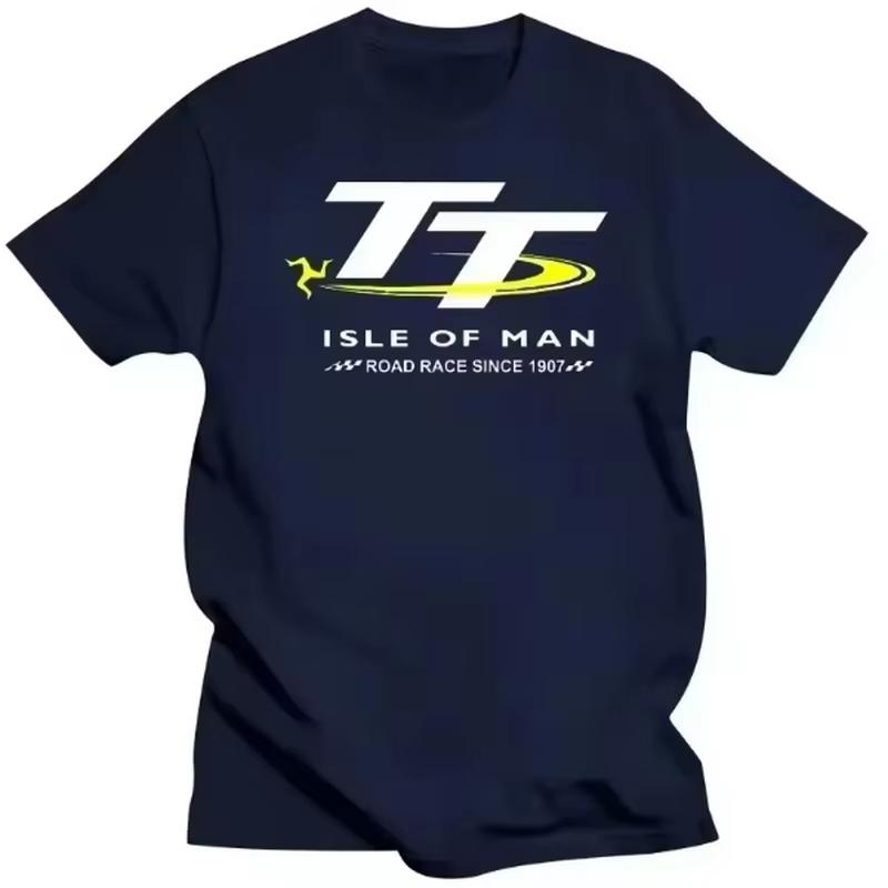 Isle of Man TT Competition Isle of Man Tshirt Mens and Womens Competition 7 Humorous Summer Pure Cotton Tshirt Top Novel New