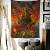 The Elder Scrolls Wall Hanging Printed Fabric Blanket Decorative Tapestries for Bedroom Living Room Home Decor