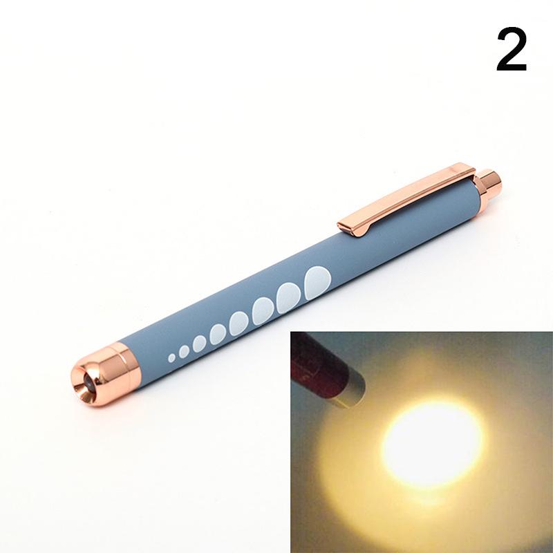 Mini Medical Pen Light Portable LED Flashlight Mini Torch White Yellow Light For Doctor Nurse Diagnosis Measurements Penlight