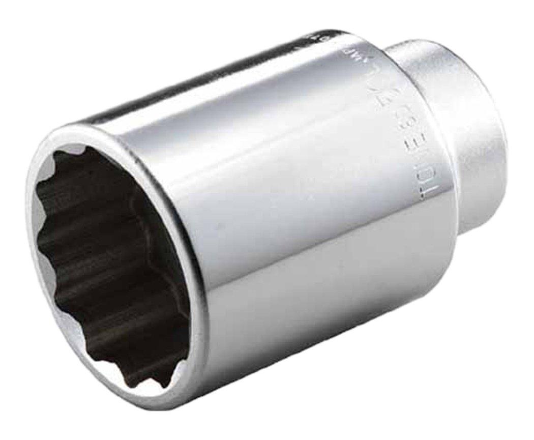 

TONE Deep Socket 22mm Width (12-Point), 6D-22L, 19.0mm (3/4 ) Drive,