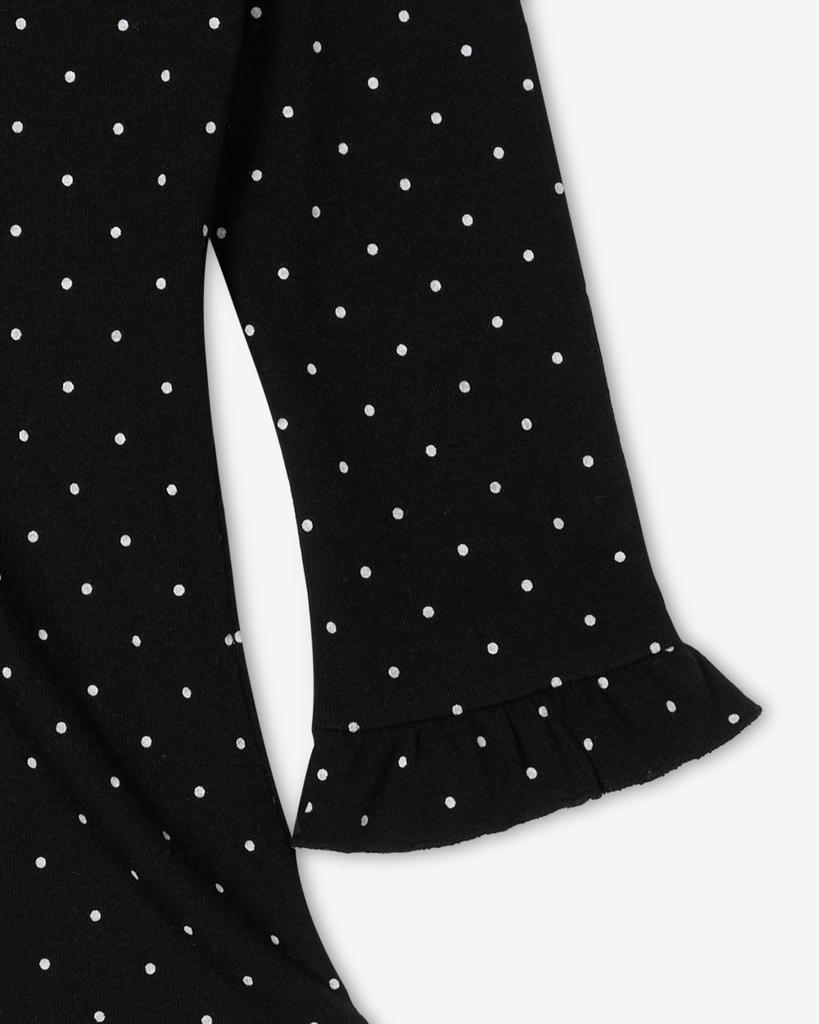 Geullancheuaengeullou Candy Dot Frill Tee (2 Colors)