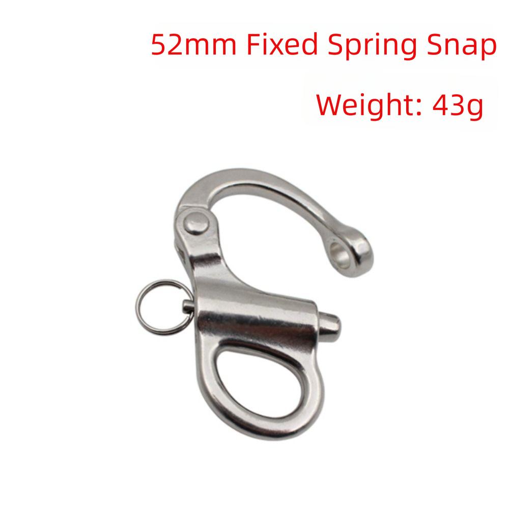 Jaw Swivel Snap Shackle Stainless Steel Quick Release Shackle Hook Chain Shackle  Halyards