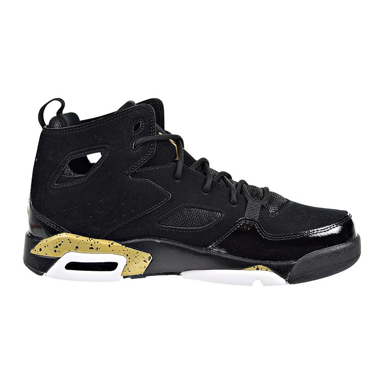 New Jordan Flightclub 91 Black Metallic Gold GS 555472-031