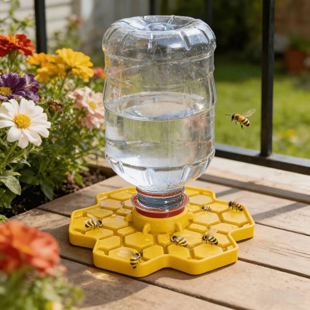 Small-Hole Honeycomb Bee Water Feeder Safe Honeybee Drinking Station  Beekeeping Tool