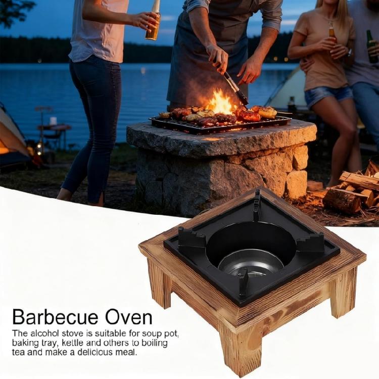 Multipurpose Liquor Camping Burners Outdoor Stove Camping Cooker for Backpackers with Stable Wind Resistant Feature