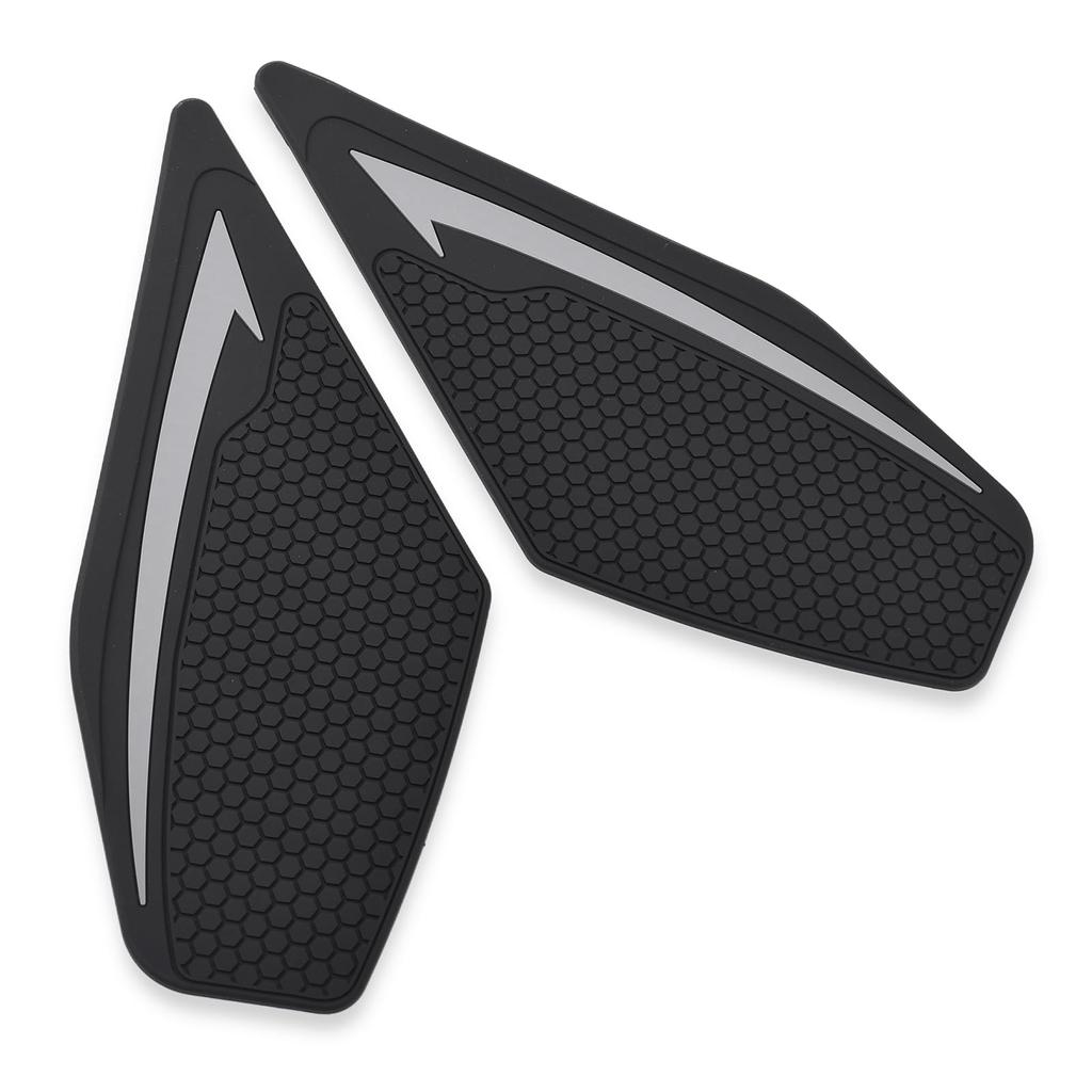BYEMTTY Traction Pad Street Bike Kit for Kawasaki Ninja 400 (2018-2024), Ninja 250 (2019-2024), Z250 (2019-2024), and Z400 (2018-2024) Tank Pad (Gray)