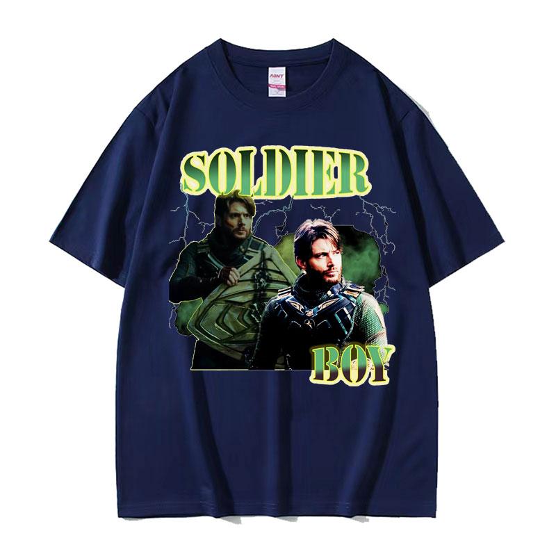 Beperkt The Soldier Boy Jensen Ackles Grafisch T-shirt Heren Mode Trending Oversized T-shirt Unisex Ronde Hals Katoenen T-shirt Tops