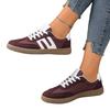 Women's Canvas Sneakers - Flat Bottom Sports and Casual Walking Shoes