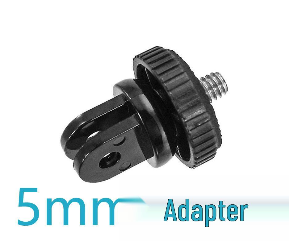AEE Action Camera Mounting Bracket with 5MM Square Screw & Magnetic Tripod Adapter