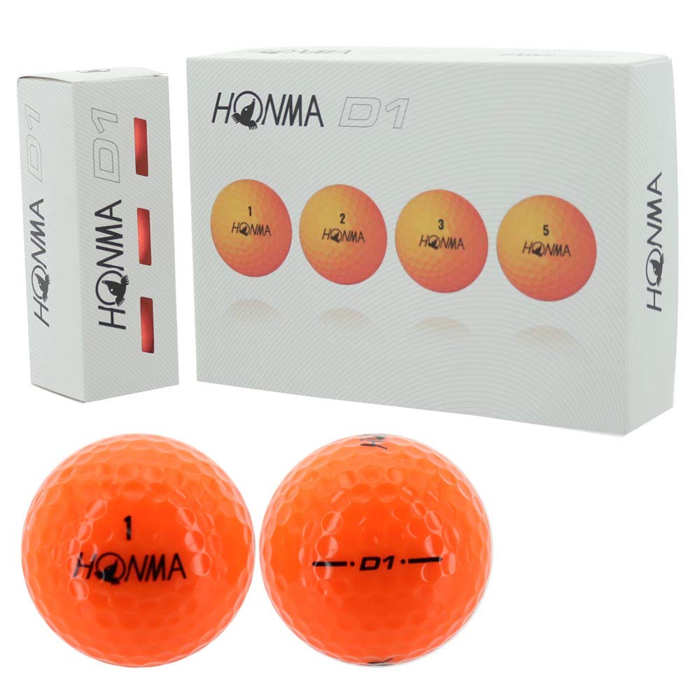 

Honma Golf Ball NEW D1 BT-1801 Orange 1 dozen (12 balls) Orange