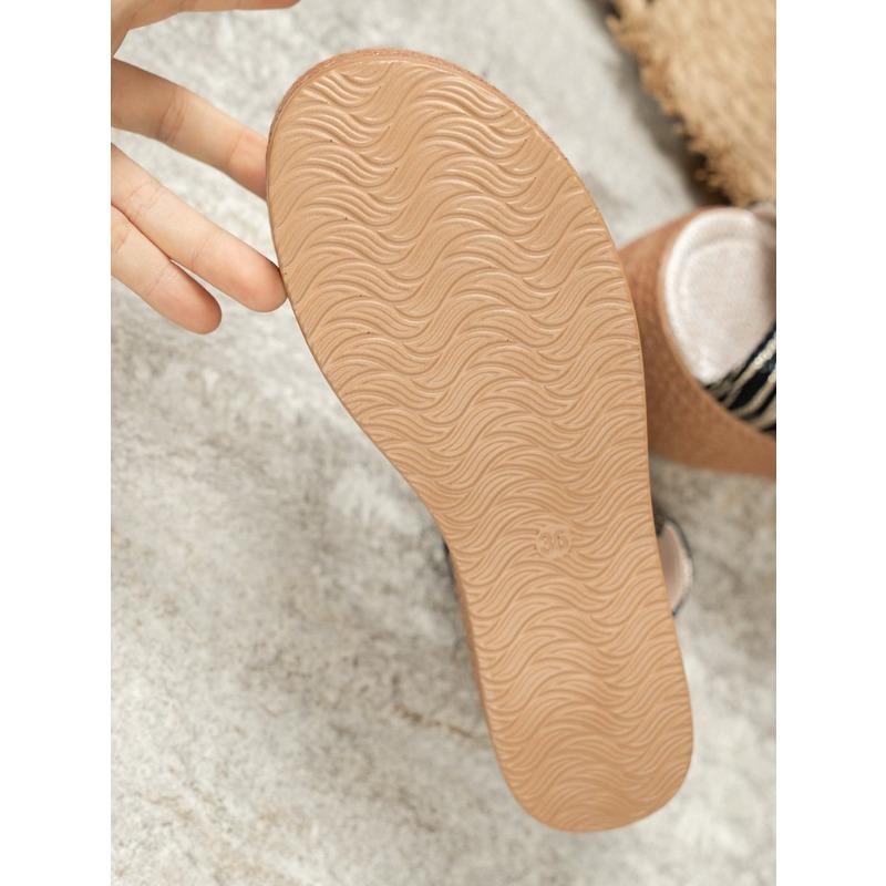 High Heel Big Size Sandalen Damen Slope Heel Dicker Boden Sandalen Fischmaul Casual Damen Sandalen