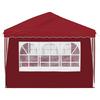 Pop Up Party Tent 575 X 289 X 245 Cm Burgundy Red