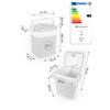 Berdsen Icemax 29 Liters Eco Mode Travel Cooler - Blue