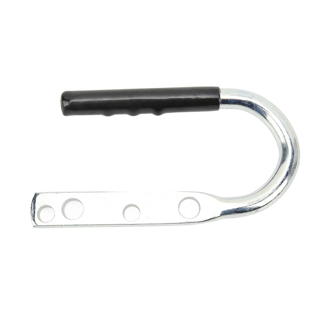 Trailer Coupler Lift Handle Galvanized Steel Rubber Tongue Handle for RV Caravan Boat