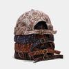 Individuelle, schirmlose Docker-Mütze mit aufgerolltem Bündchen, MIO Unisex, mit Totenkopf- und Paisley-Print, Beanie-Mütze für Reisen und Outdoor-Aktivitäten