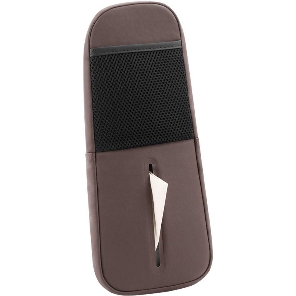 Seat Back Organizer Side Storage Bag Passenger Seat Storage Car Tissue Holder  Vehicle Organization