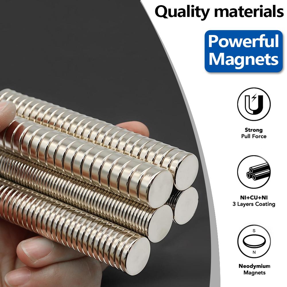 Powerful Neodymium Magnet N35 NdfeB Permanent Magnetic imanes Round Super Strong Fridge Magnets DIY 15x1 15x2 15x3 15x4 15x5mm