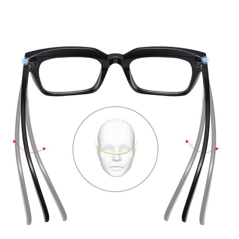 0 +1.0 +1.5 +2.0 +2.5 +3.0 Leopard Frame Square Reading Eyeglasses Women Men Blue Light Blocking Presbyopic Eyeglasses Magnifier