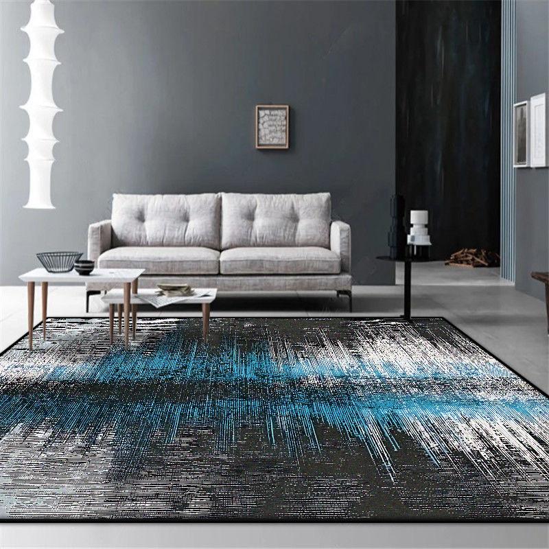 Nordic Abstract Livng Room Carpet Home Decoration Rug Bedroom Decor Area Rugs Washable Non-slip Office Lounge Floor Mat Washable