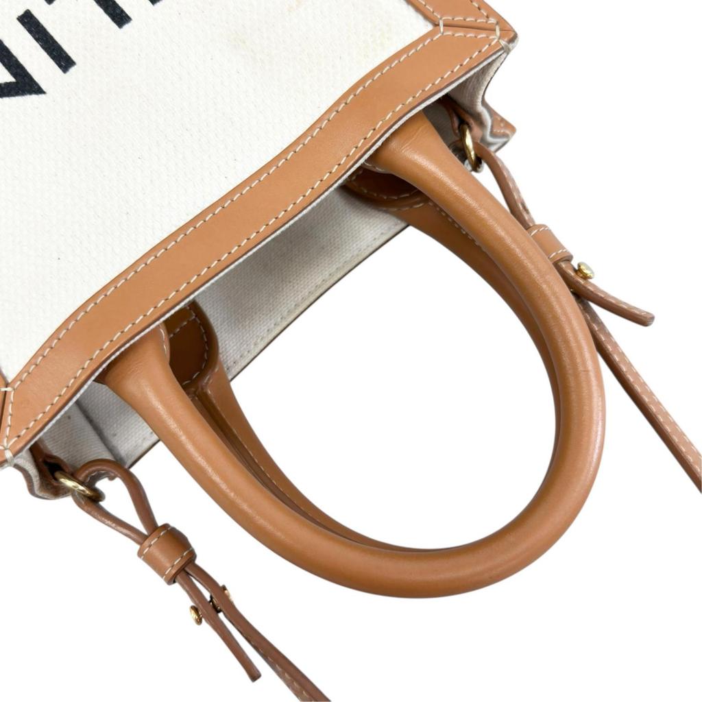CELINE Minibar Tical Hippo Shoulder Bag beige Women used
