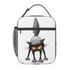 Angry Black Cat Insulated Lunch Bag for Women Children Leakproof Food Boxes Thermal Lunch Box Tote