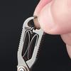 Titanium Alloy Mini Nose Hair Scissors - Round Tip, Unisex Trimmer for Nose Hair, Beard, and Eyebrows.