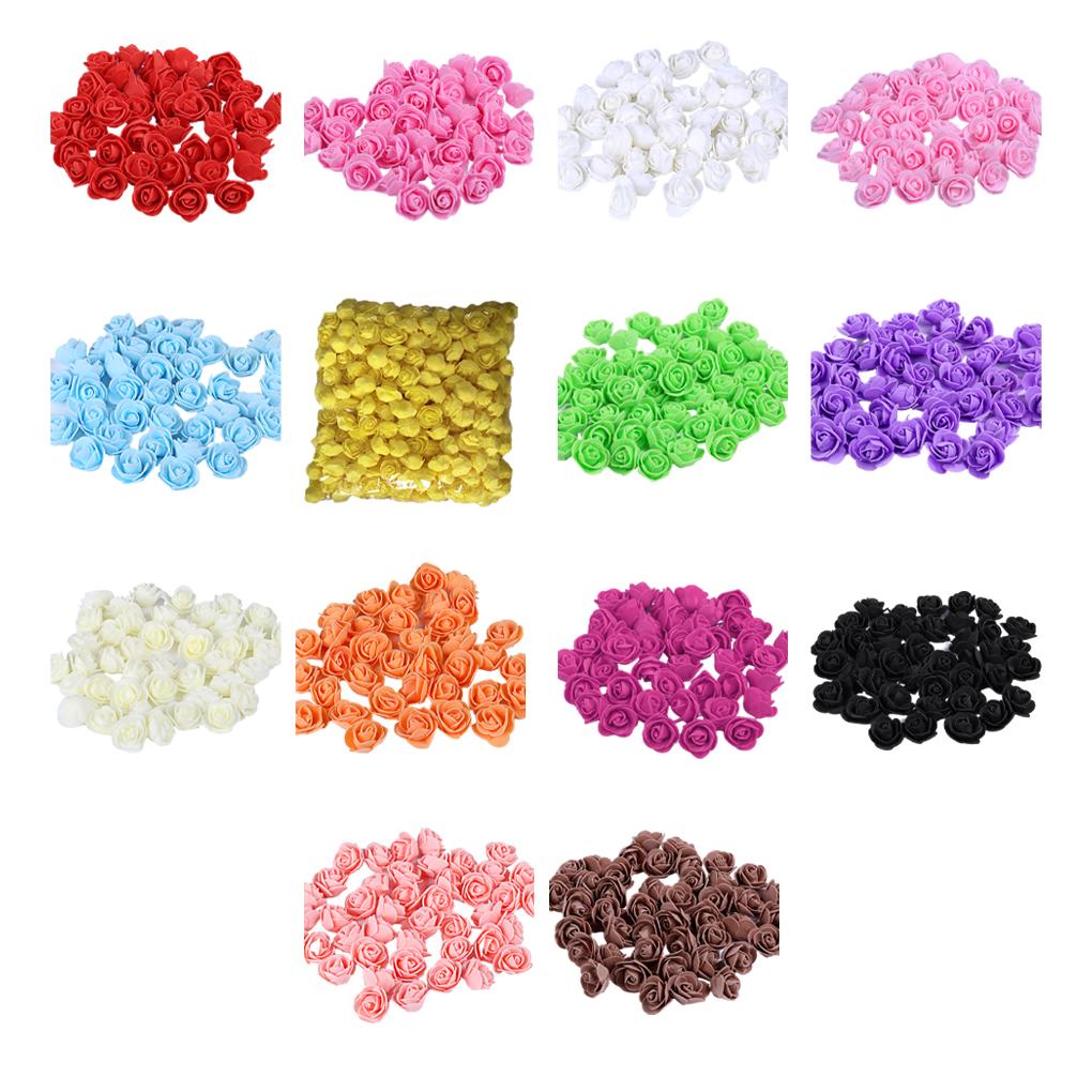 500x Beautiful And Realistic Flower Arrangements Effortlessly PE Foam Rose Head Artificial Flower