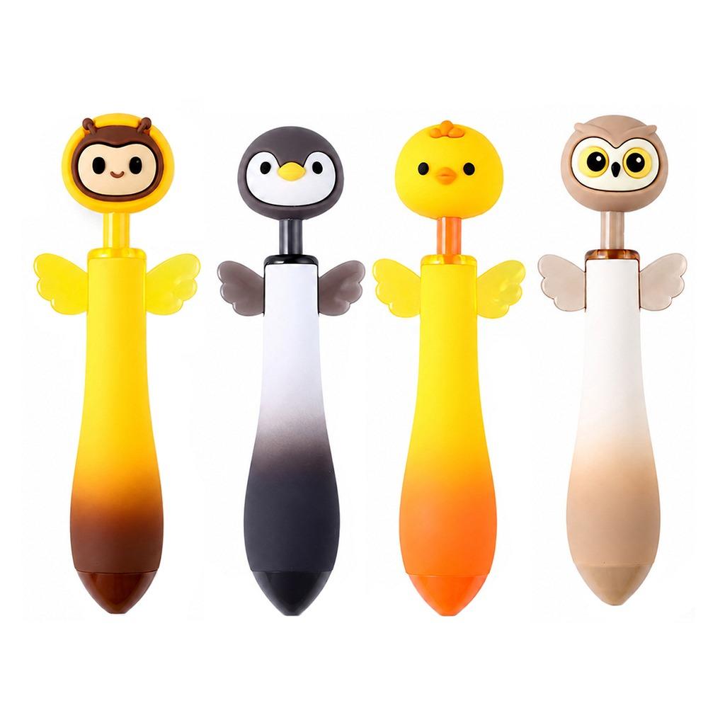 Black Ink Retractable Ballpoint Pens Quick Dry Writing Pens Creative Gel Pens Teachers