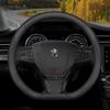 Leather Car Steering Wheel Cover for Peugeot 307 106 Partner 407 406 306 301 108 607 408 207 206 208 308 508 SW GT 2012 - 2025