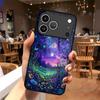 Star Cluster Pattern 2D Phone Case for iPhone 17 16 15 14 13 12 11 X XR XS Max Pro 8 Plus - Glass Protective Cover