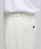 MUSINSA STANDARD Wide Hidden Banding Crop Slacks [Cream]
