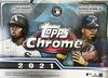 MLB 2021 Topps Chrome Baseball Card Blaster Box Tops Chrome Baseball Blaster Box Major League Baseball Cards