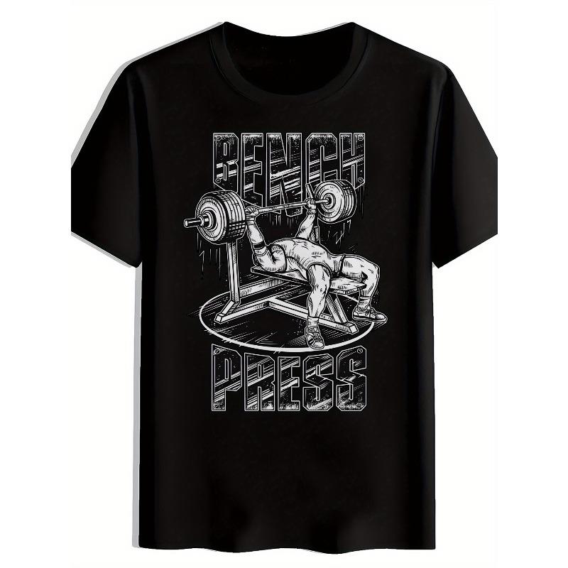 

European sizes A Motivational Graphic Print Short-Sleeve Men S T-Shirt, Featuring Popular Designs , This Casual Round-Neck Shirt Is Essential 4XL чорний