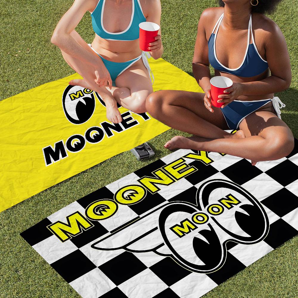 Mooneyes Room Bath Towel Microfiber Soft Water Absorbing Breathable For Girl Kids Decorative Cartoon Beach Towel
