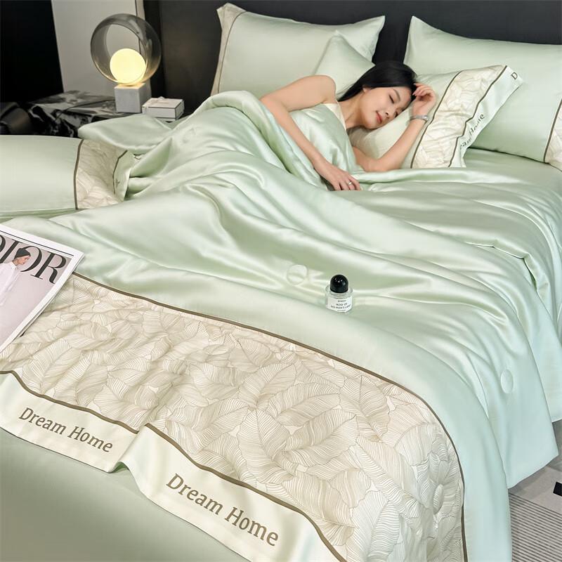 

Yalu Washed Ice Silk Summer Quilt 4-Piece Set