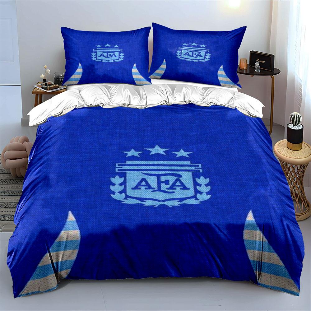 Blue background, AFA emblem. Bedding sets Duvet cover sets Duvet covers Pillowcases(1*Duvet Cover 2*Pillowcases without duvet insert)