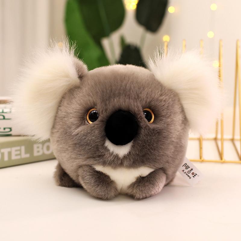 TreasuringU New Cartoon Animals Plush Toys Cute Tiger Stuffed Bags Koala Plush Shoulder Bags Birthday Gifts