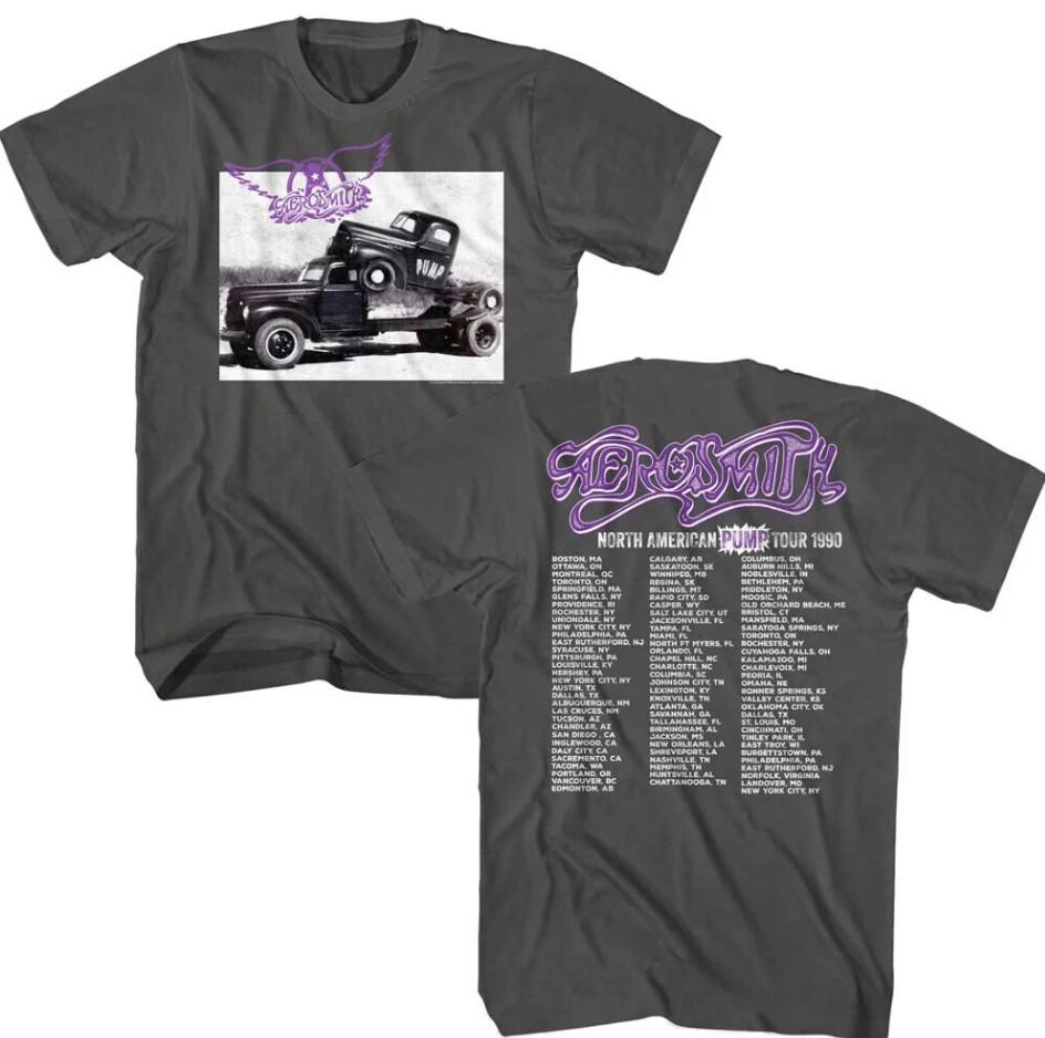 Vintage 90s Aerosmith Pump American Tour 1990 T-shirt size S-5XL XXL